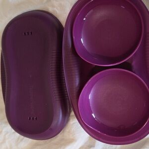 Tupperware Purple Egg Cooker